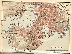 Le Pirée en 1908.