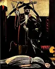 Scène de la pièce de Valerian Gunia Frère et Sœur.