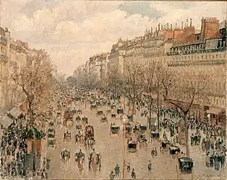 Boulevard Montmartre à Paris, 1897Musée de l'Ermitage, Saint-Pétersbourg