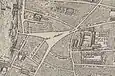 La place Maubert sur le plan de Gomboust de 1652.