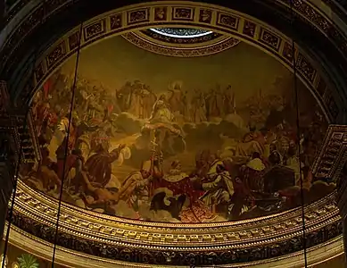 L'Histoire du christianisme (1835-1837), Paris, abside de l'église de la Madeleine.