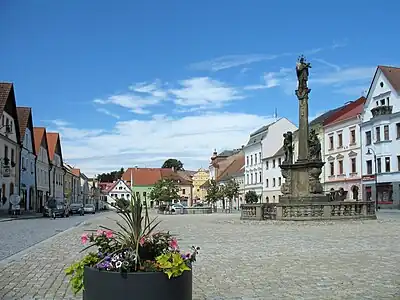 Planá : place de la Liberté.