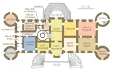 Plan du rez-de-chaussée.