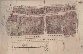 L'impasse longeant l'église.