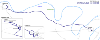 La Défense - Mantes-la-Jolie.