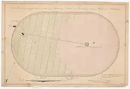 Plan du cimetière d'Oulu.