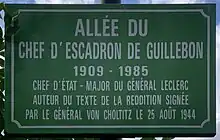 Voir la plaque.