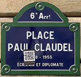 Voir la plaque.