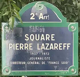 Voir la plaque.