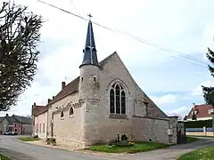 L'église fortifiée.
