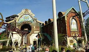 La station et le local technique.