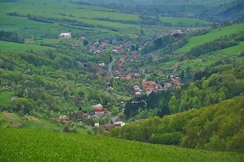 Vue générale du village.