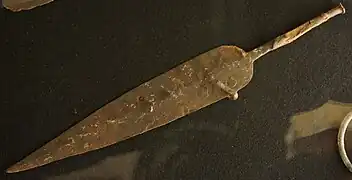 poignard en bronze,