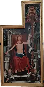 Le Christ en gloire(revers du panneau des apôtres)