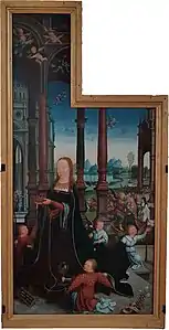 La Vierge(revers du panneau des saints)