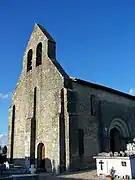Façade de l'église Saint-Martin-de-Monphélix (juin 2009)