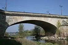 Arche 9, rive gauche, côté sud, détruite lors de la Seconde Guerre mondiale, elle a été reconstruite en 1945.