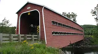 Vue de la travée principale.