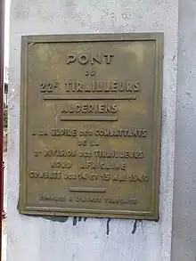 Souvenirs du combat des soldats algériens en mai 1940.