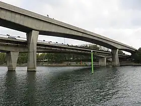 Le viaduc vu depuis Asnières.