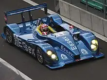 La Porsche RS Spyder Evo, dixième et gagnante de la catégorie LMP2.