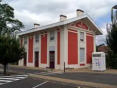 L'ancien bâtiment voyageurs désaffecté.