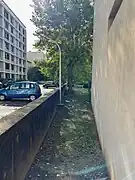 Terrain non bâti à l'emplacement de la Rize, rue du 4-Septembre-1797.