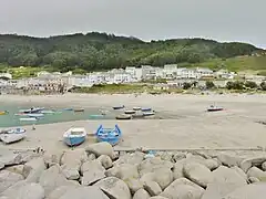 Le village de Porto de Bares vu de la jetée