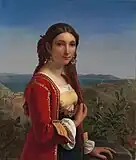 Louis Léopold Robert : Portrait d'une jeune femme de Retuna (1822)