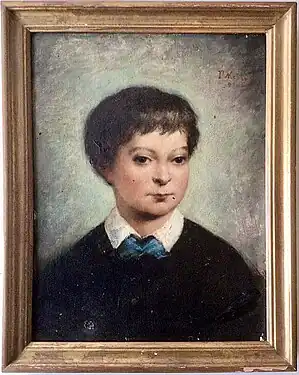 Portrait d'enfant (1891), huile sur toile, 27 × 35 cm, collection particulière.