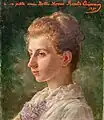 Portrait de Berthe Morris, 1890