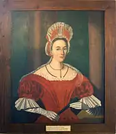 Portrait anonyme de Piroska Vay (XIXe siècle), Musée Adam Vay