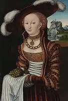 Jeune femme au raisins1528, Collection particulière