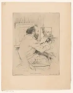 Loÿs Delteil : Portait de Paul Renouard, 1897