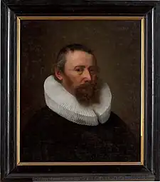 Portrait du bourgmestre de Leyde, Jan Janszoon Orlers, par Pieter Dubordieu (en), 1640.