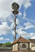 Éolienne Bollée à mât haubané de 1898.