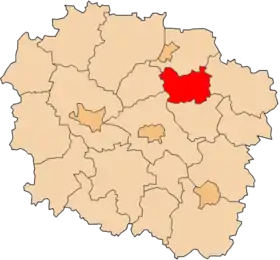 Localisation de Powiat de Wąbrzeźno