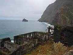 Ruines de l'ancienne sucrerie.