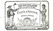 Logo de Côte d'Or en 1883.