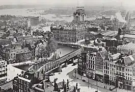 Quartier de la gare en 1904.