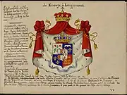 Prince de Norreys de LongjumeauGrandes armes