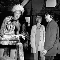 La princesse Beatrix dans l'atelier de Gabriël Sterk (1972)