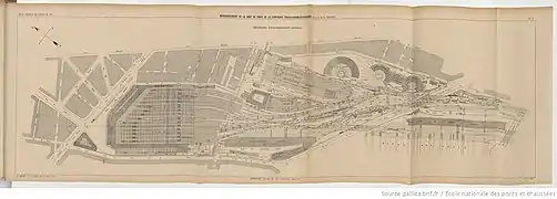 Projet d'agrandissement de la gare et de ses annexes.