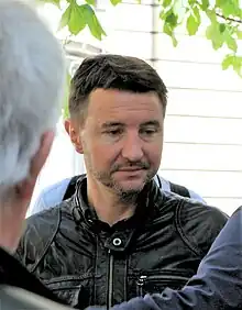 Olivier Besancenot au rassemblement contre le projet de loi renseignement