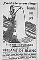 Publicité pour Linvosges (1936).