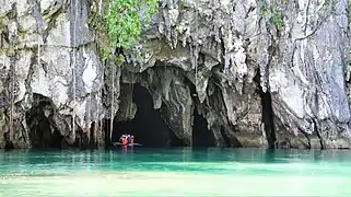 Rivière souterraine de Puerto Princesa, Palawan, Philippines.