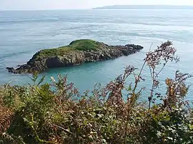 L'îlot rocheux de Putrainez