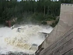 Lacher d'eau du 12.8.2012