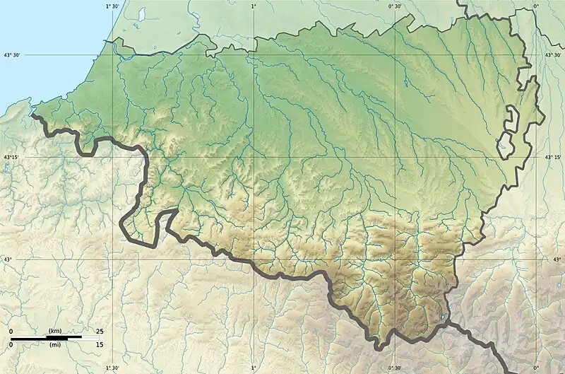 Voir sur la carte topographique des Pyrénées-Atlantiques