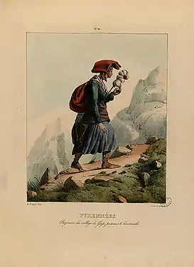 Paysanne de Gripp au Tourmalet